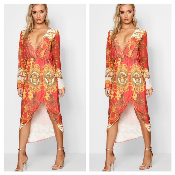 Boohoo Dresses & Skirts - BRAND NEW midi wrap dress